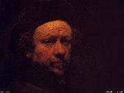 REMBRANDT Harmenszoon van Rijn, Rembrandt  Self Portrait,